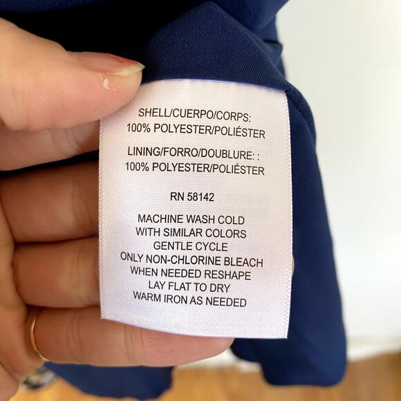 NWT Maggy London Marnette Fit & Flare Dress in Twilight Size 0 - Picture 6 of 8